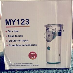 Amazon- Nebulizer, breathing treatment device for kids and adults.